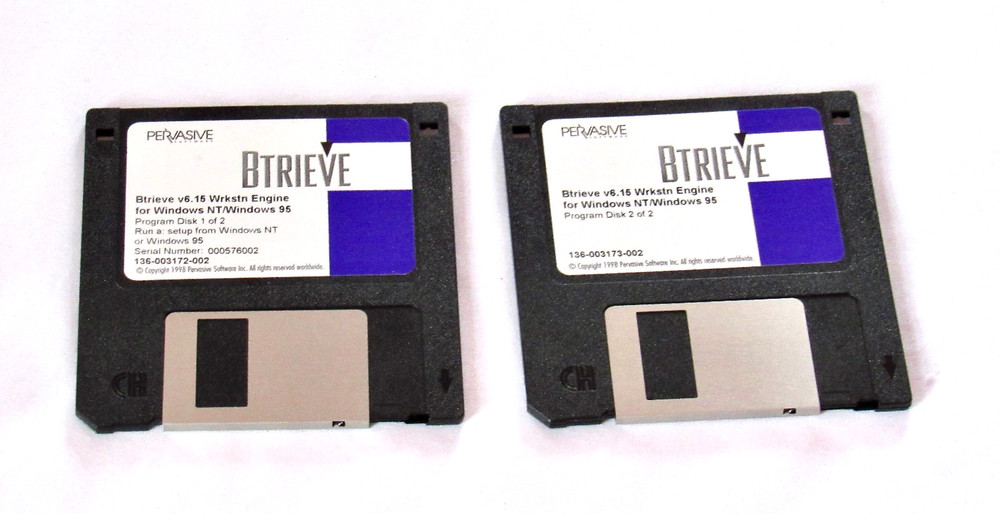 Btrieve Version 6.15 software for Windows 95 and NT