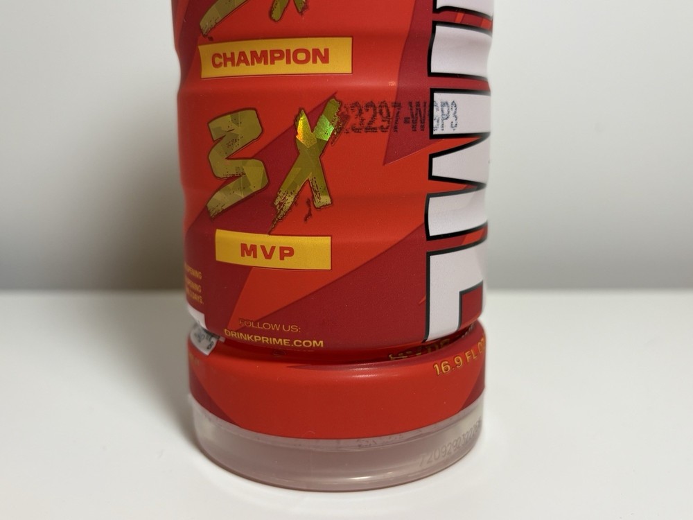 Sealed Prime Hydration New Patrick Mahomes Rare Error Bottle Drink Unopened