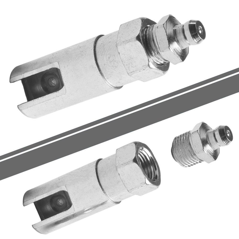 Right Angle 90 Degree Push-on Grease Coupler With 1/8 Inch NPT Threads