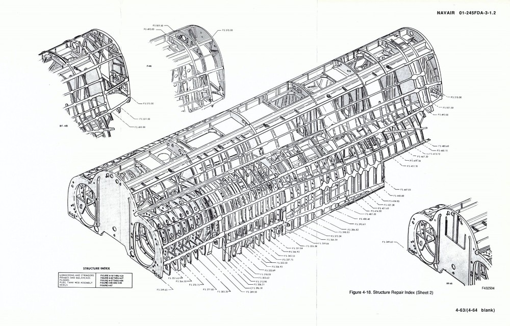 F-4 Phantom II (Navy) 1990 Structural Repair-Fixed Structure Flight Manual - CD