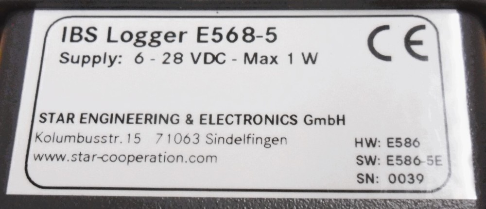 STAR COOPERATION Flexlog IBS Logger E568-5