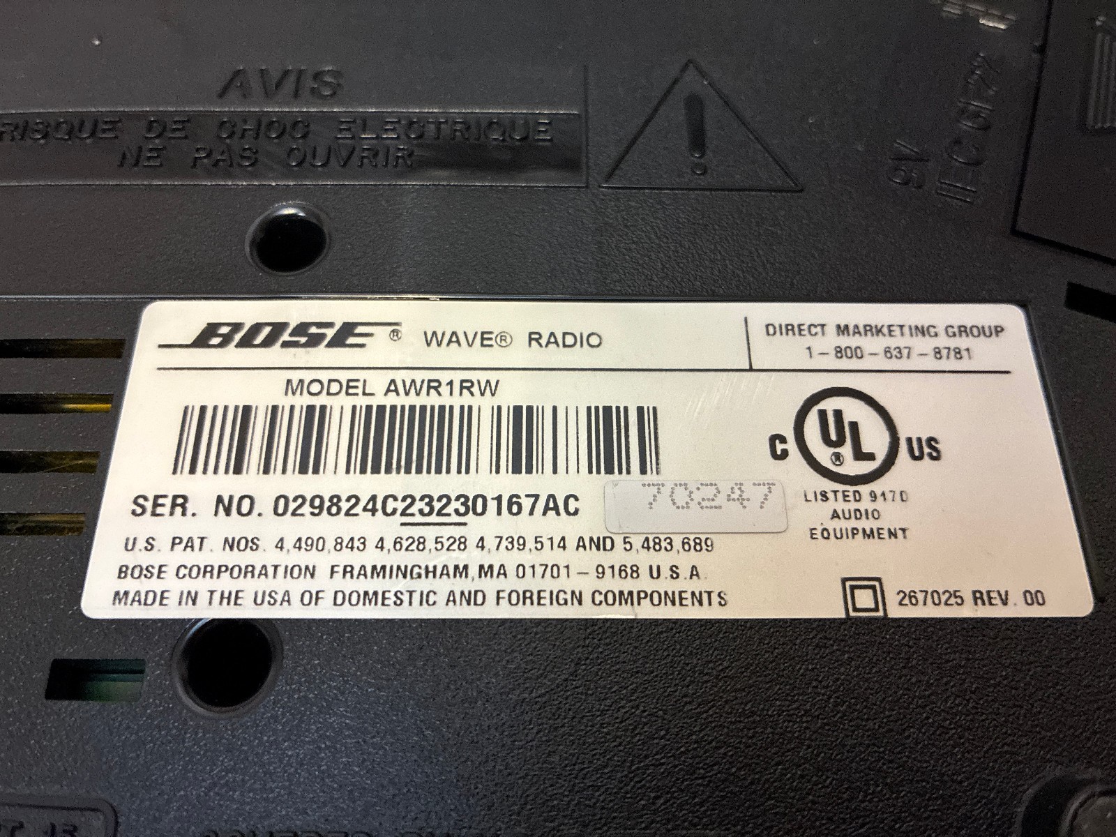 Bose AWR1RW Wave Radio With Remote