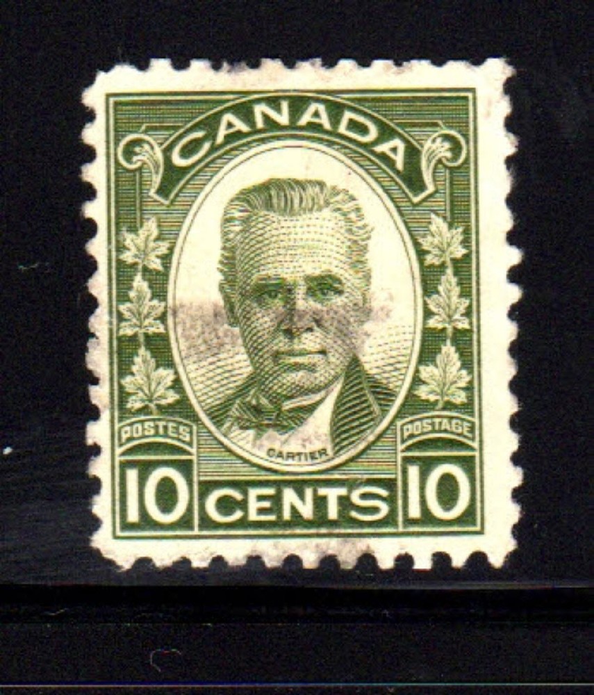 CANADA #190  10 CENT  GEORGE ETIENNE CARTER    USED   a