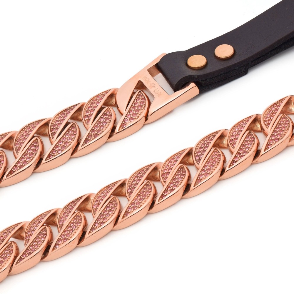 CUBAN ROSE DOG LEASH