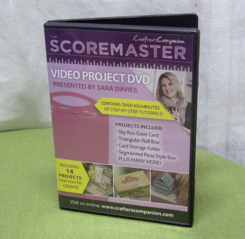 CRAFTERS COMPANION Scoremaster tutorial PC CD-Rom gift box-making 2016