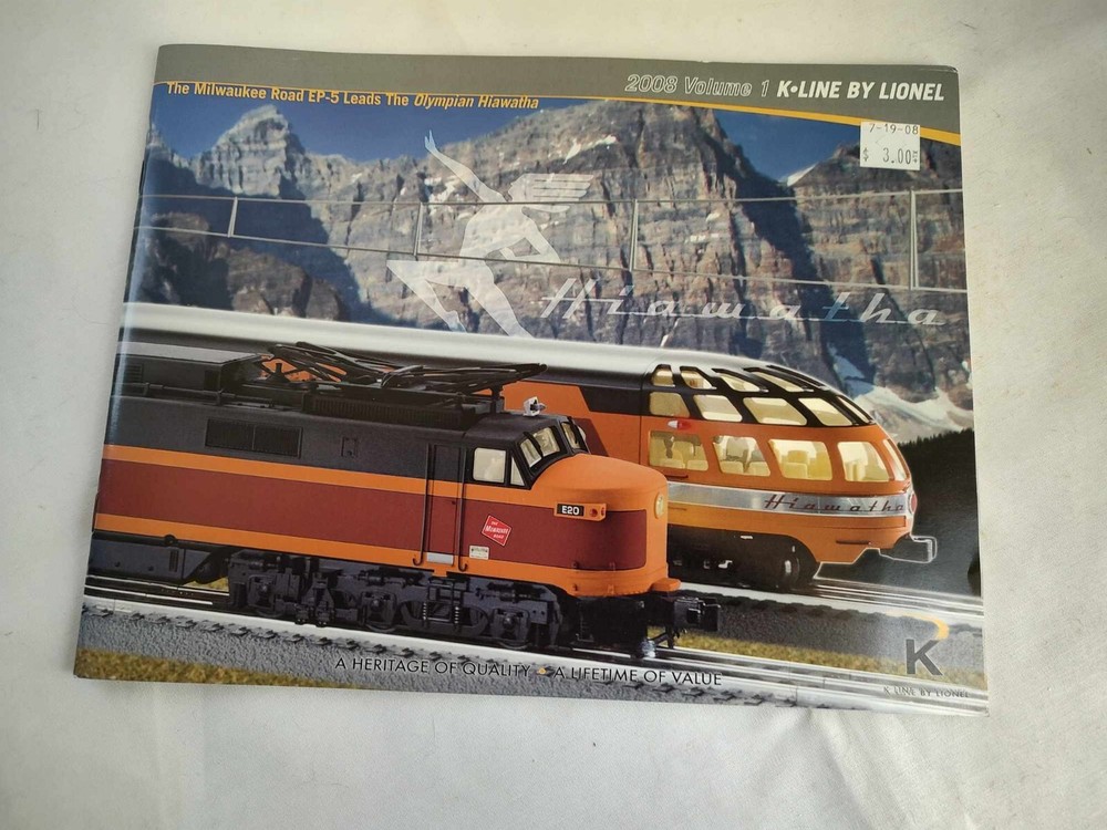 2008 K-Line by Lionel Catalog Vol I nice
