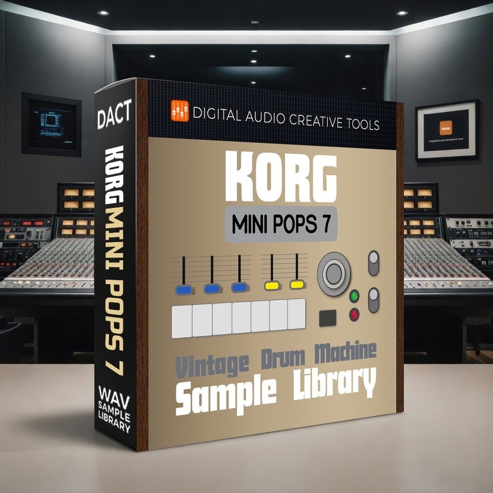 Korg Mini Pops 7 Drum Machine Sample Library