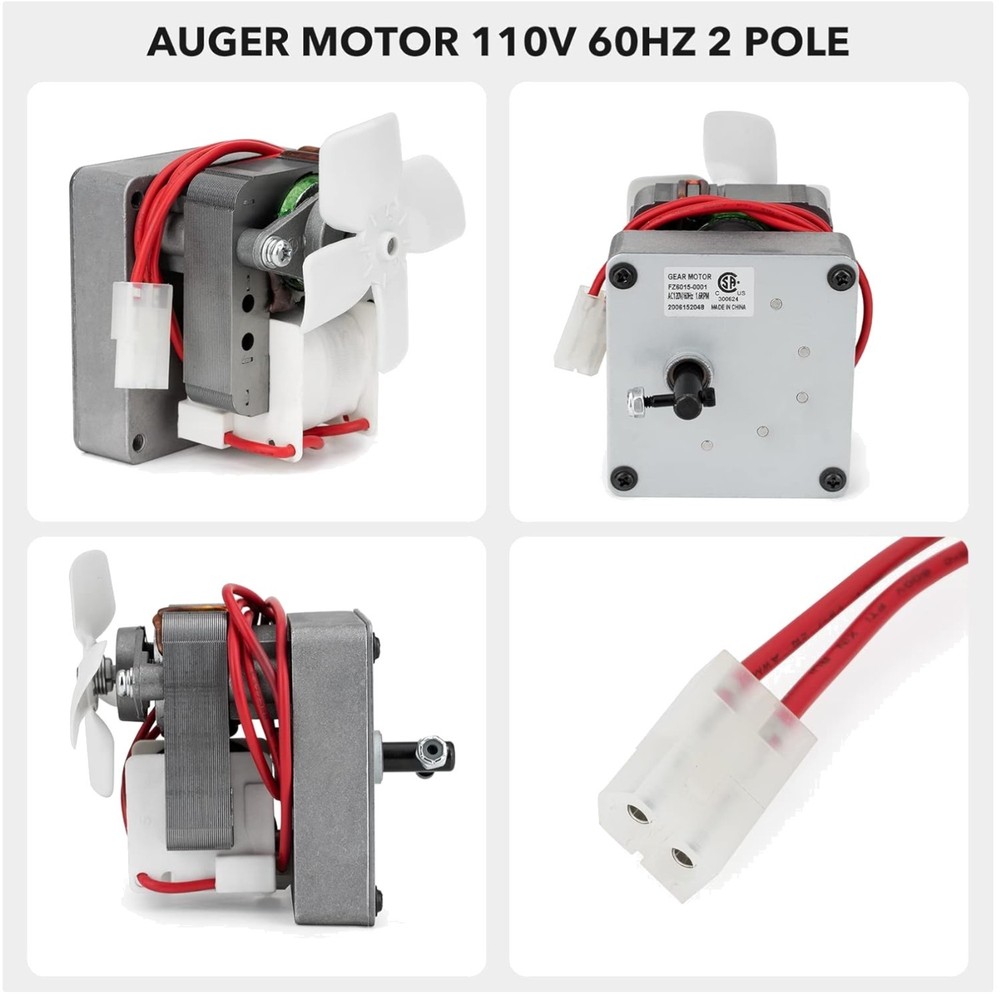 Durable Replacement Auger Motor - Pit Boss Grill=