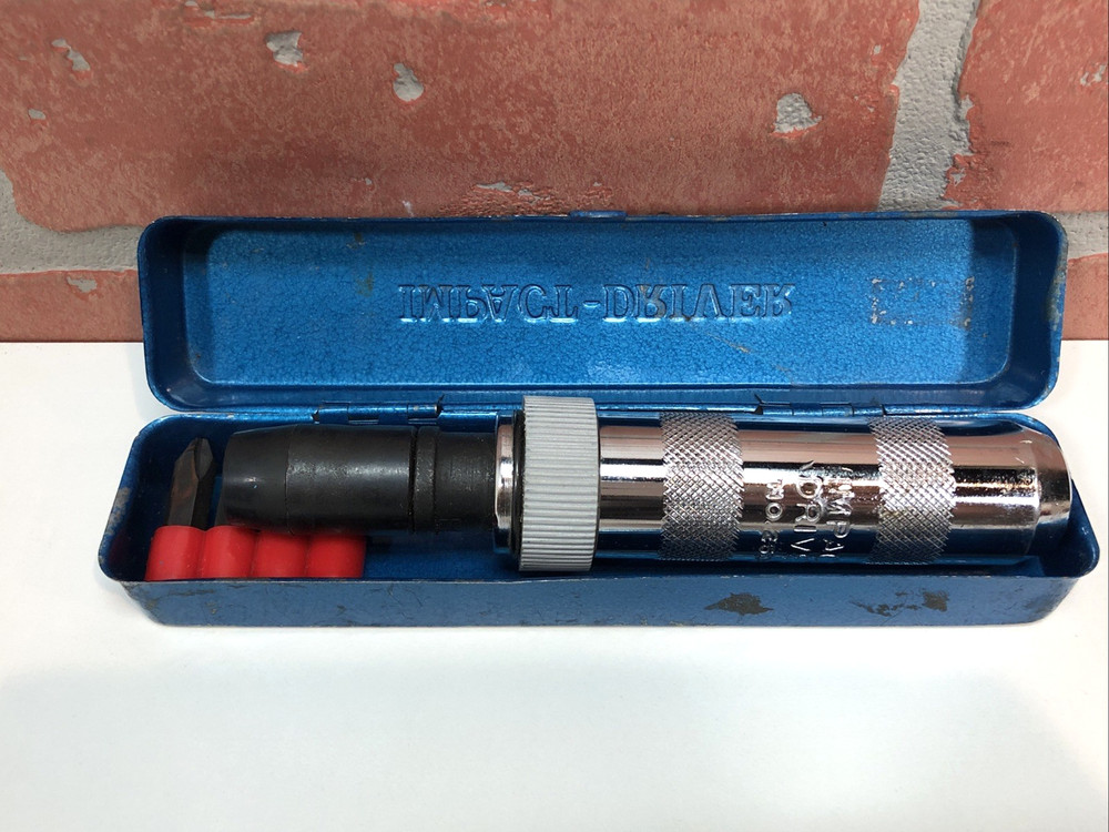 Vesta Impact Driver Type No 2500 Philips Head Flat Bit Case