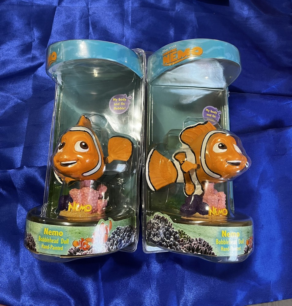 2-Disney Pixar Finding Nemo, Nemo Bubblehead's Bobble Dobbles, New