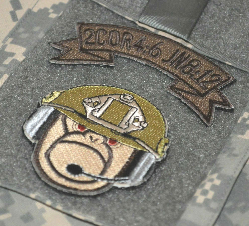 USMC FORCE RECON MARSOC RAIDERS JTF vêlkrö 2-TAB: BIBLE CODE + TRUNK MONKEY💀