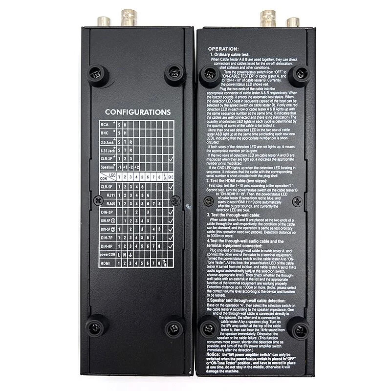 Audio Separate Multi-Function Line Meter Xlr Signal Line Meter Hdm Line Meter
