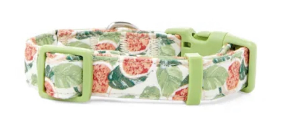 YOULY the Wanderer Fig Leaf Dog Collar, S