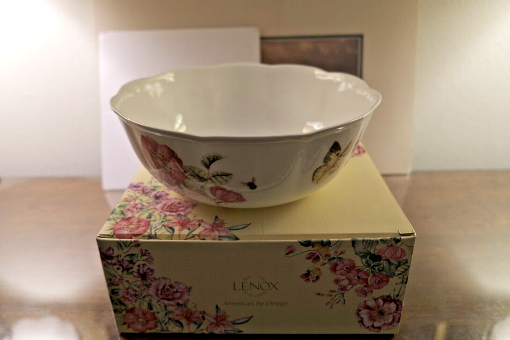 Lenox Butterfly Meadow Bloom Serving Bowl