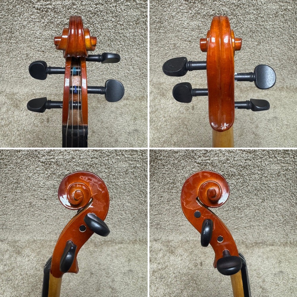Violin Unlabeled 4/4 w/Case & Bow B