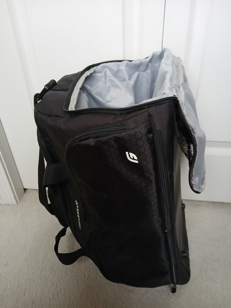 FocusGear Ultimate Gym Bag 2.0 Durable Crowdsource Designed Duffel Bag Black