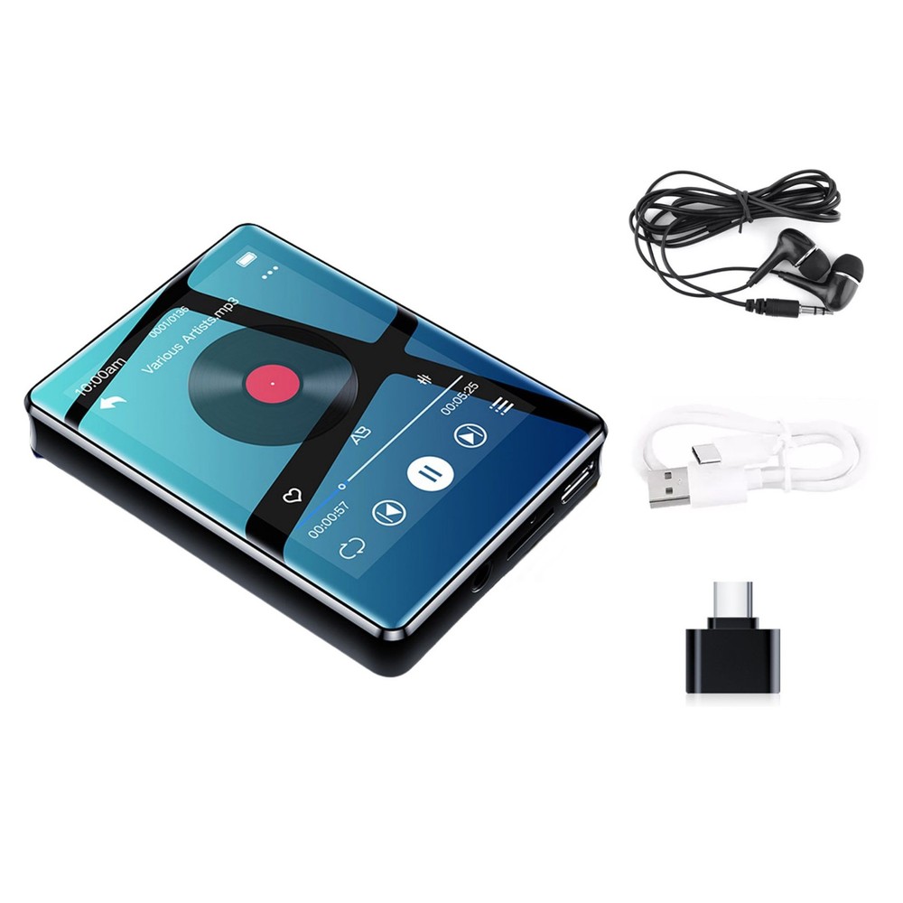 Multifunctional MP3 Player 2.4''HD Screen BT 5.0 Portable Entertainment Device