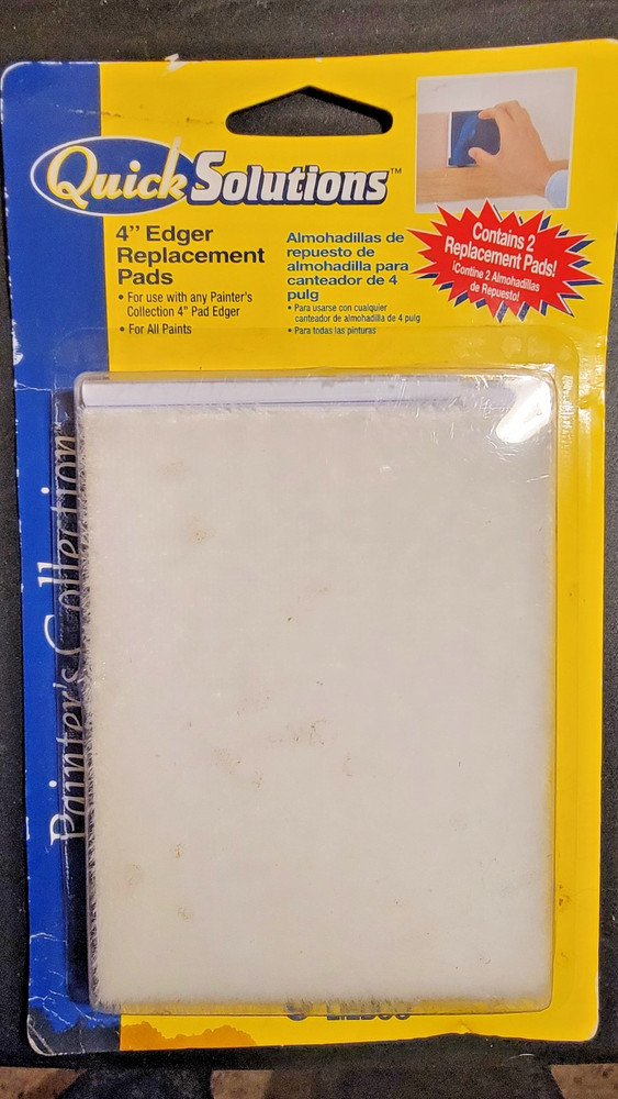 Quick Solutions 4" Edger Replacment Pads 2 Pack