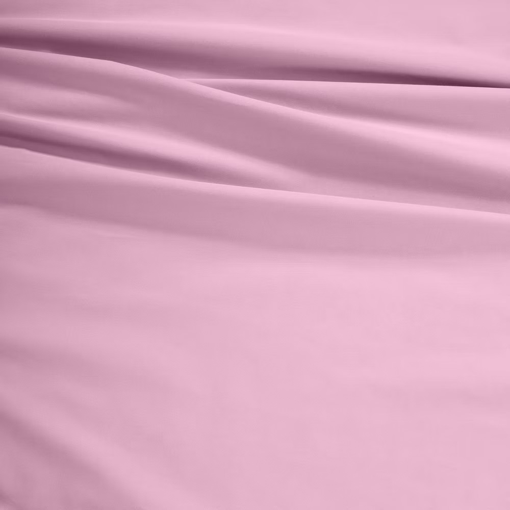 Queen Solid Cotton Sheet Set Purple - Pillowfort