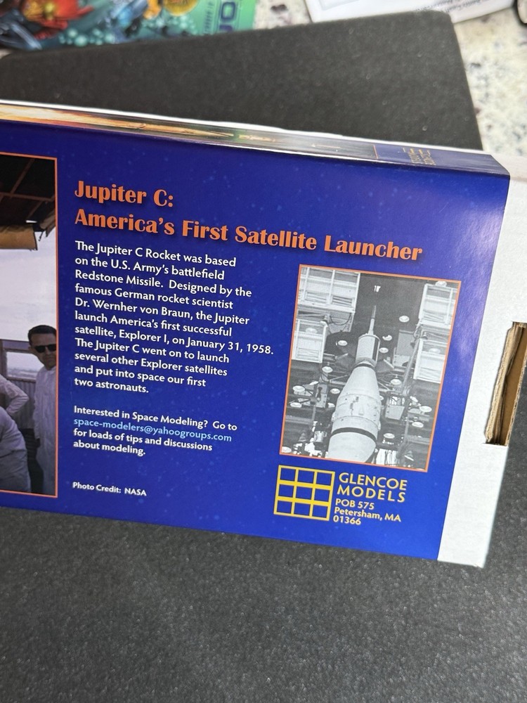 GLENCOE MODELS 1/48-scale JUPITER C Rocket Kit! New Opened Box