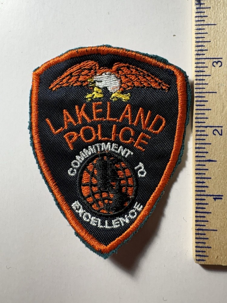 Lakeland Florida Police Mini / Hat Patch ~ Approx 3”