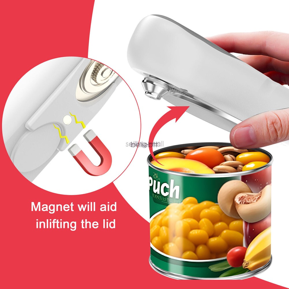USB Rechargeable Electric Can Opener with Extra Replaceable Blade No Sharp Edge