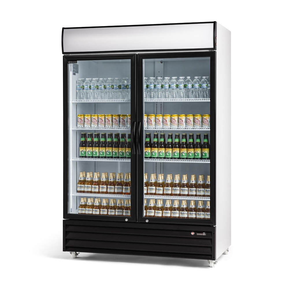 Procool CSD-1400 2 Door Display ICE COLD DRINKS Cooler Merchandiser Refrigerator