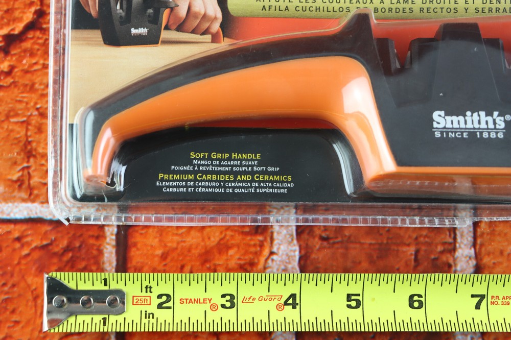 Smith's Edge Pro Carbide Pull-Thru Knife Sharpener For Straight & Serrated 50090