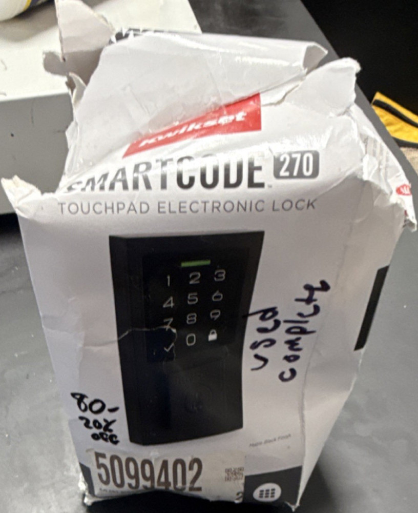 Smart code touchpad electronic lock