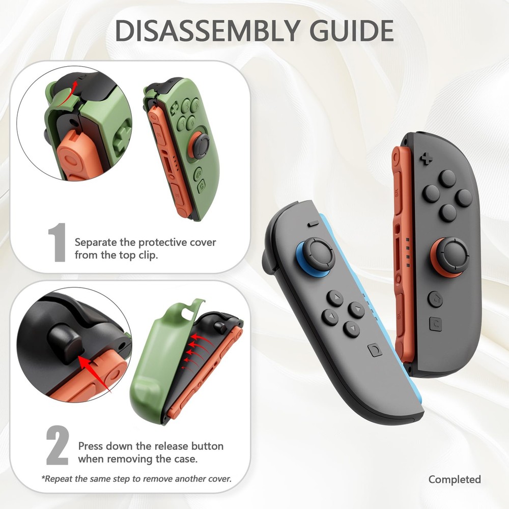 PlayVital Hard Case for Nintendo Switch 2 with Extra Stand Thumb Grip Caps |...