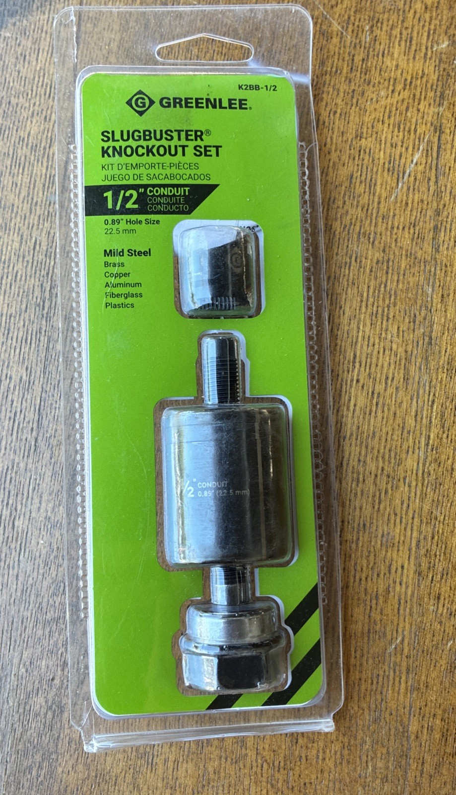 Greenlee Slugbuster Knockout Ser - 1/2” Conduit (K2BB-1/2)