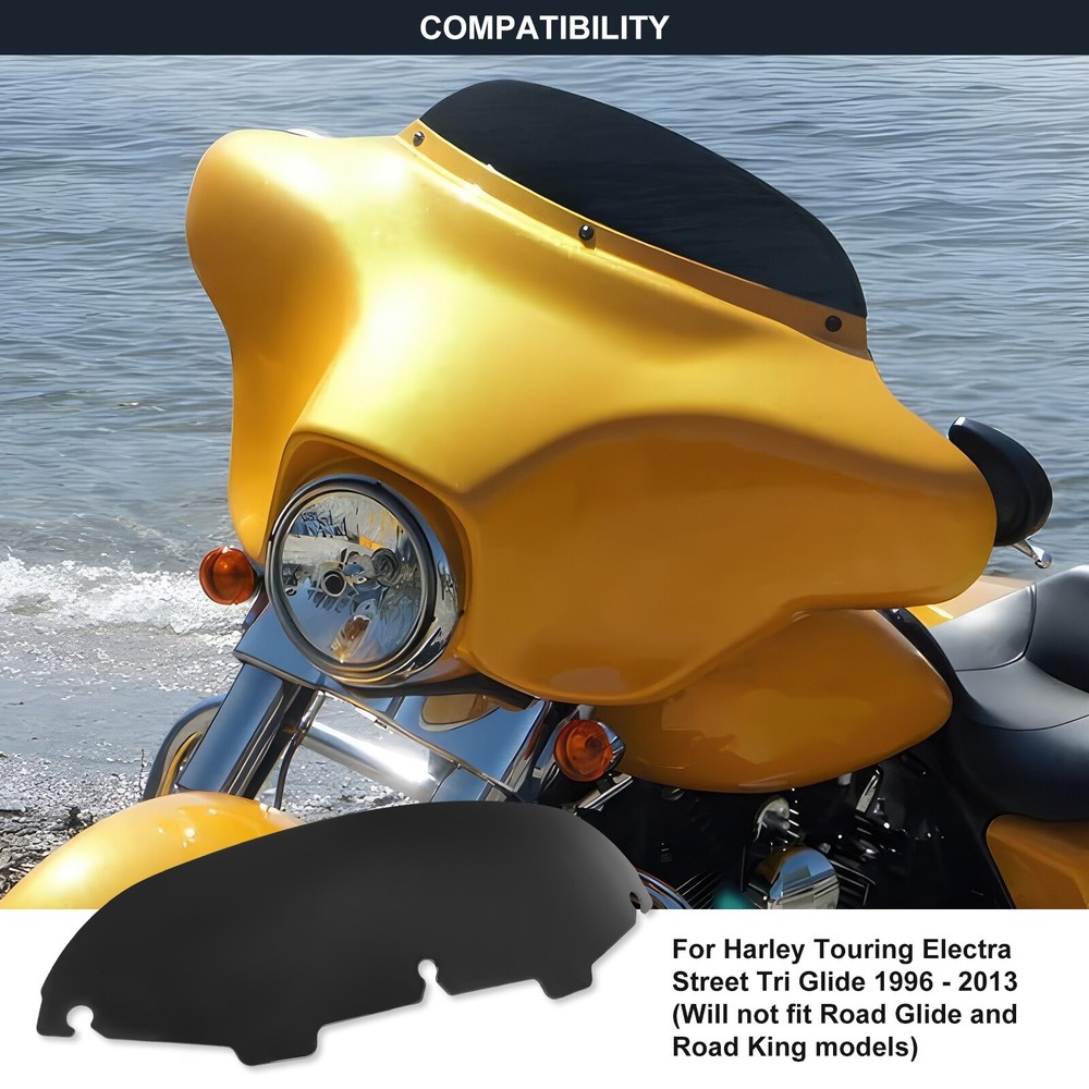 4.5" Windshield Windscreen For Harley Electra Glide Classic FLHTC FLHTCU 97-13