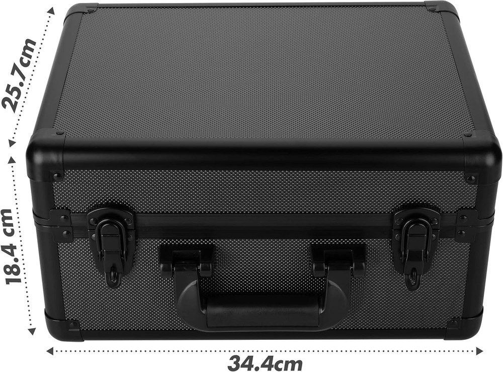 Quick Lock Graded Card Box - Includes EPE Foam Dividers for Ultimate Protection