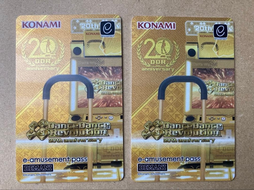 E-Amusement Pass Ddr 20Th 2 Pieces Set