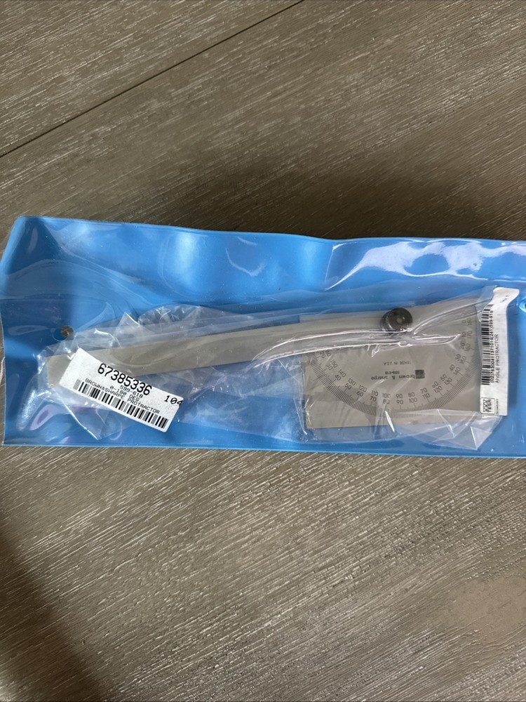 TESA Brown & Sharpe Angle Protractor 0-180 Degree