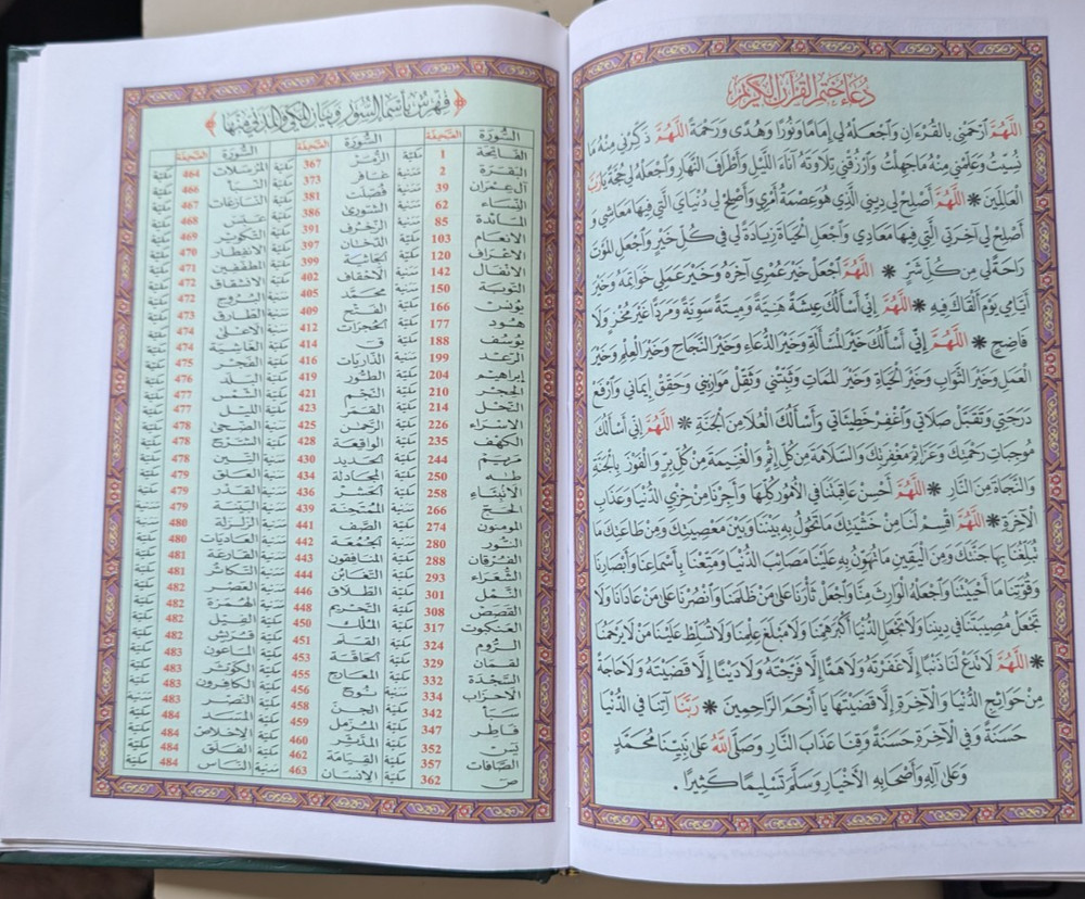 Holy Al Quran Arabic script Islamic book Large