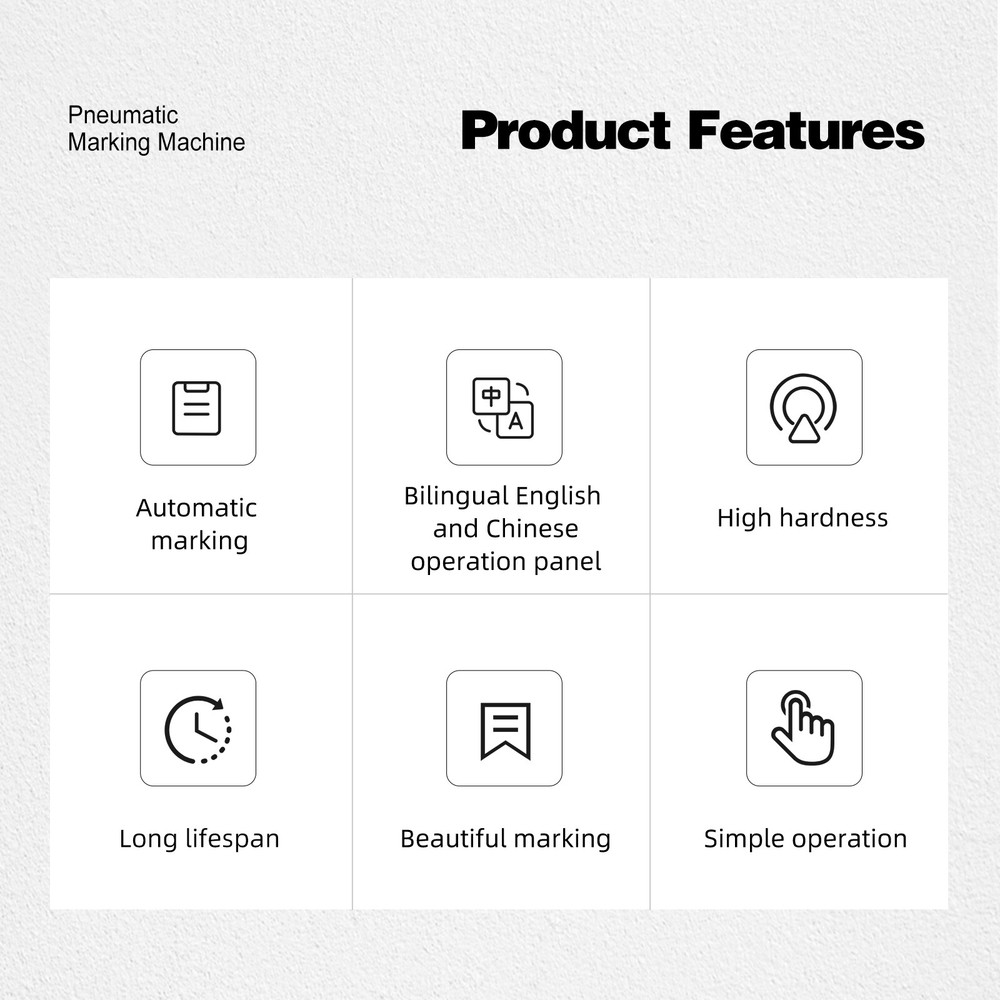 USA SFX Pneumatic Marking Machine Metal Engine Dot Peen VIN Code Number Engraver