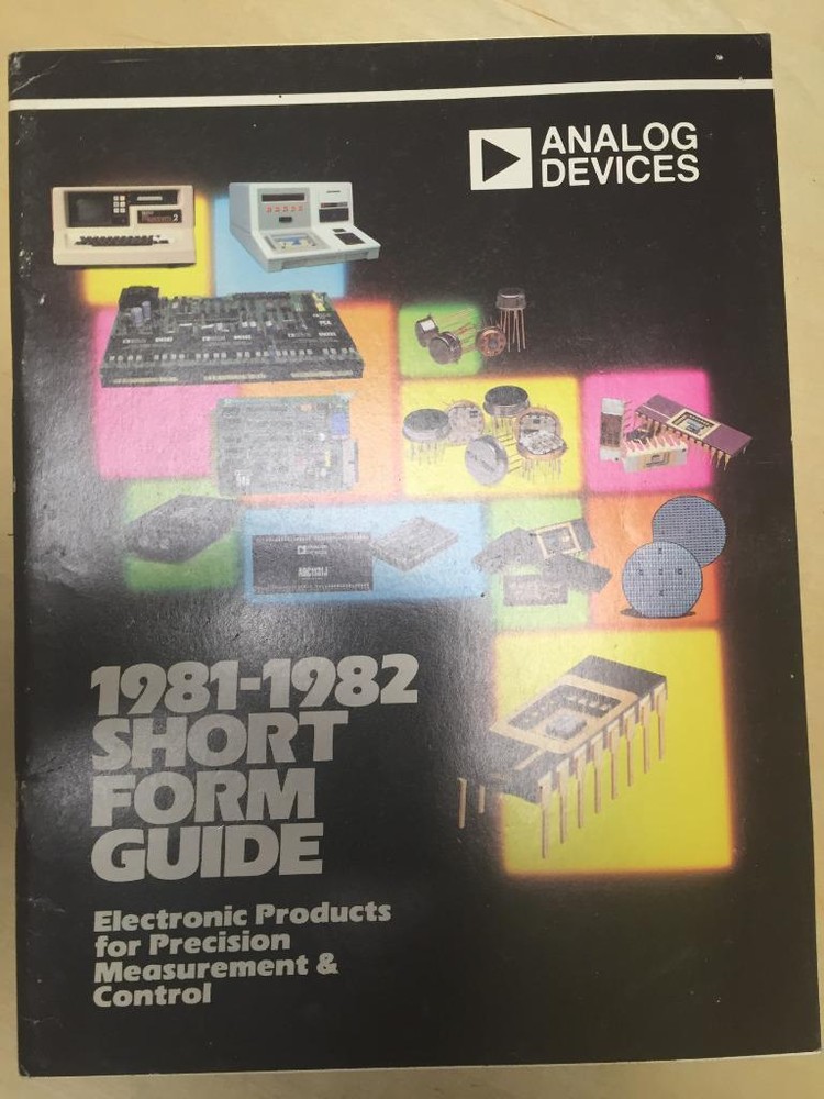 1981 Analog Devices Catalog ~ Electronic Products for Measurement & Control