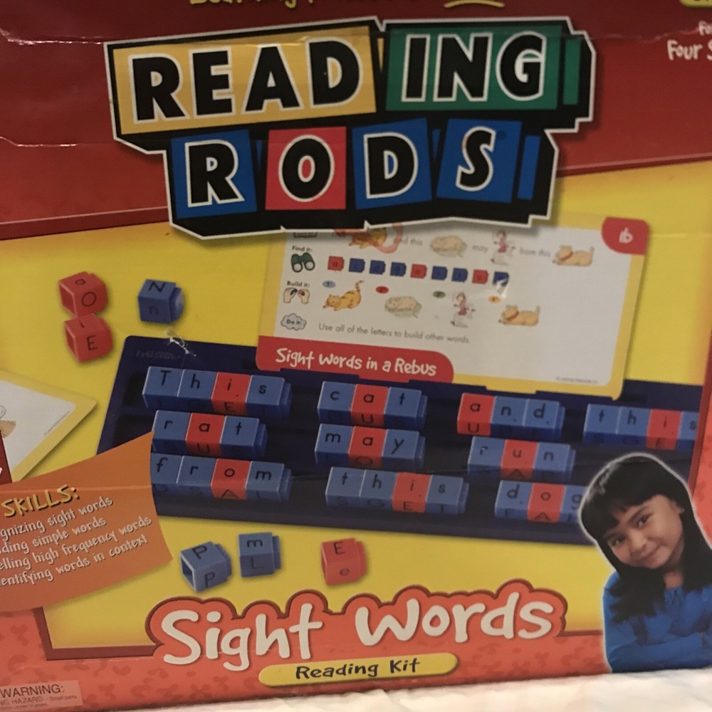 Learning Resources Reading Rods Sight Words Kit