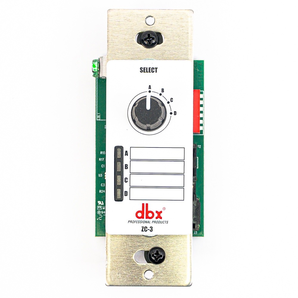 dbx ZC-3 Program / Source Selector for DriveRack & ZonePro – w/ Box, Manual