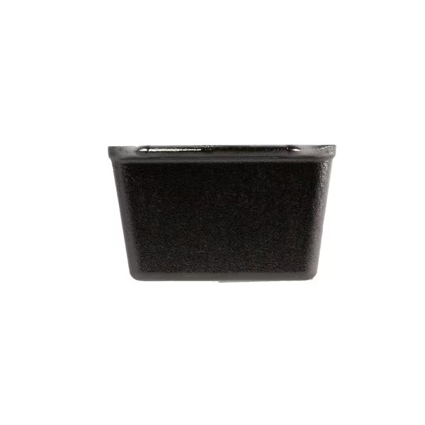 Cast Iron Bread Loaf Pan Rectangle Bakeware Baking Broiler Durable Black