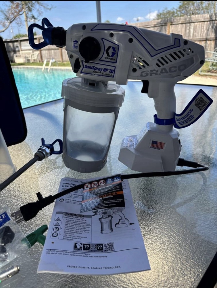 Graco sanitation/insecticide sprayer