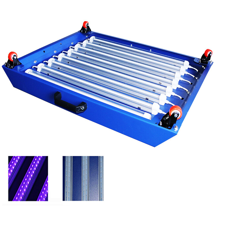 110V LED UV Exposure Unit for Silk Screen Printing 24x28'' with Timer and Caster