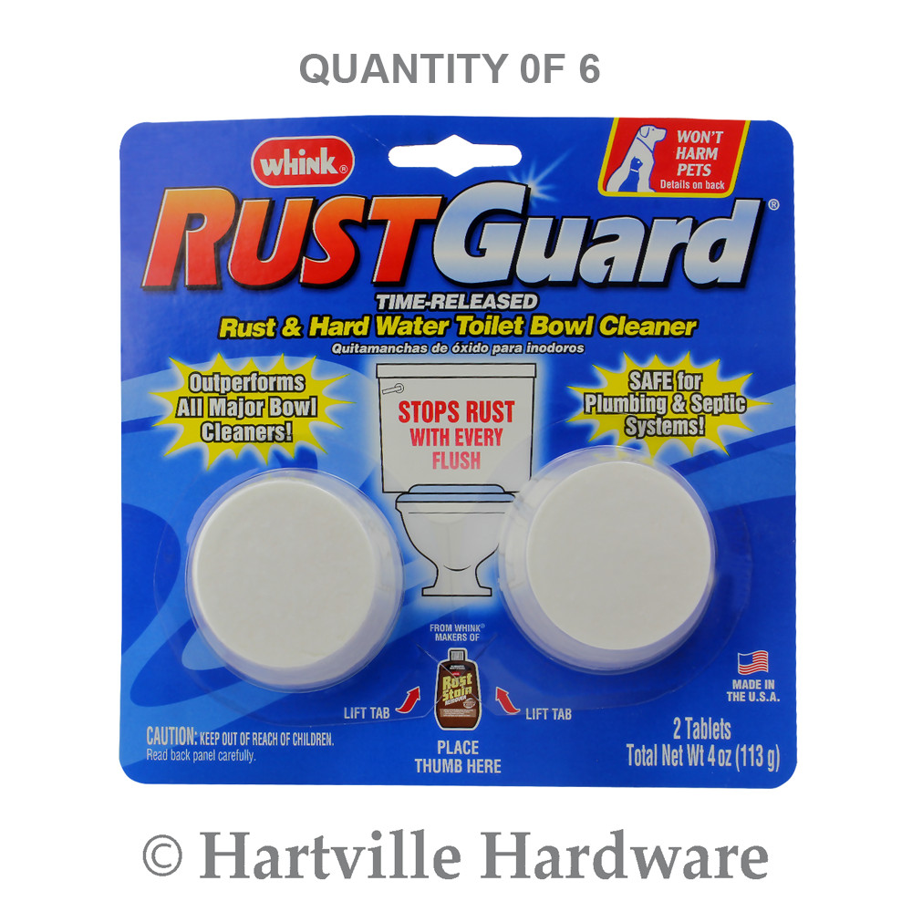 Whink Rust Guard Bowl Cleaner, 6-Pack