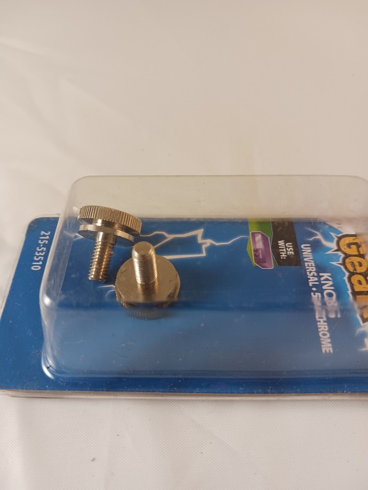 Power Comm Gear Up, 5mm Chrome Universal Knobs, 215-53510