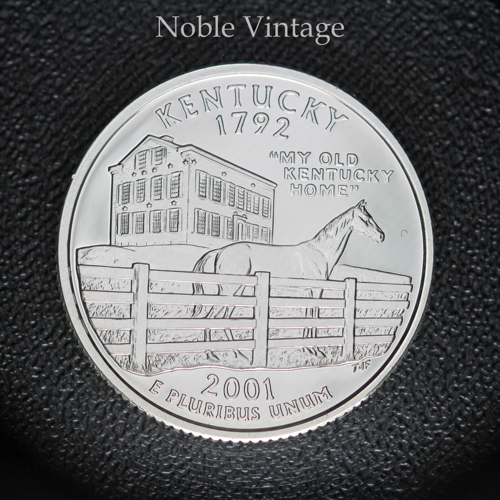 2001 S Proof Kentucky Quarter - From Clad Proof set