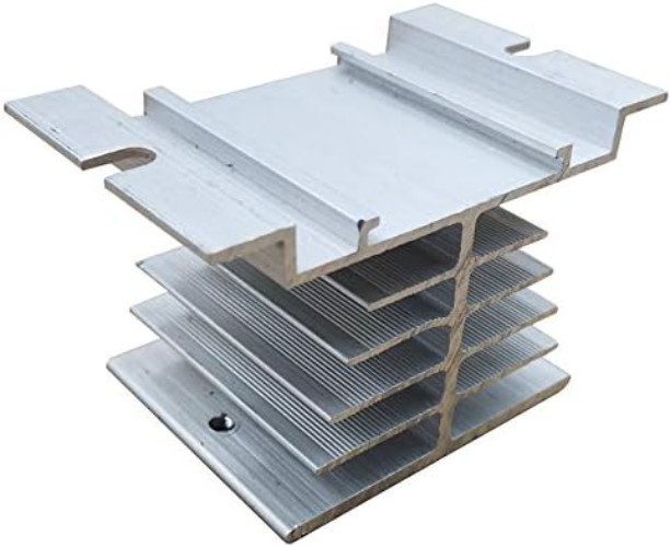 Compact Aluminum Heat Sink for Single Phase Solid State Relay - High Performance