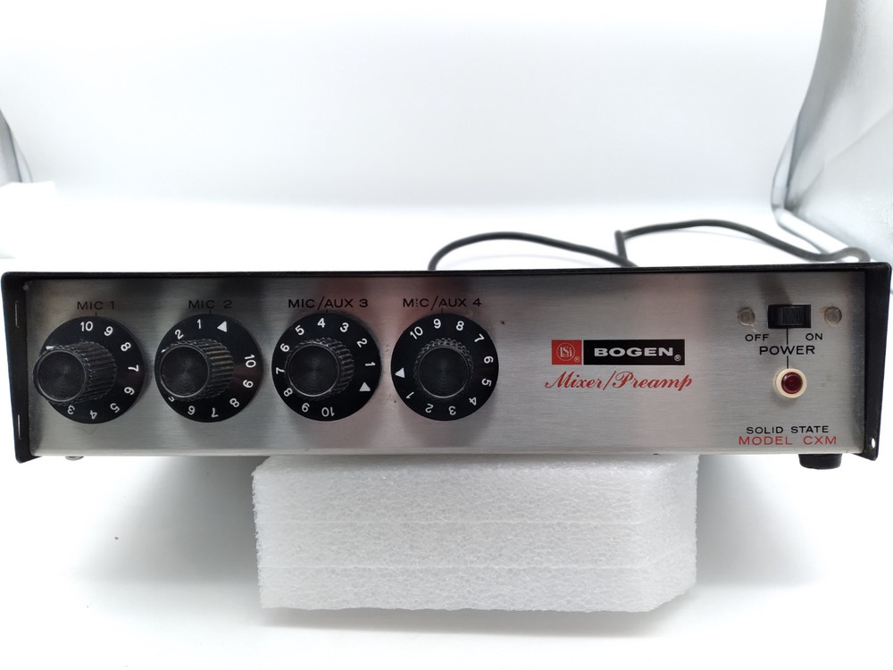 Vintage Bogen Mixer / Preamp Solid State Model CXM Series Model B-68