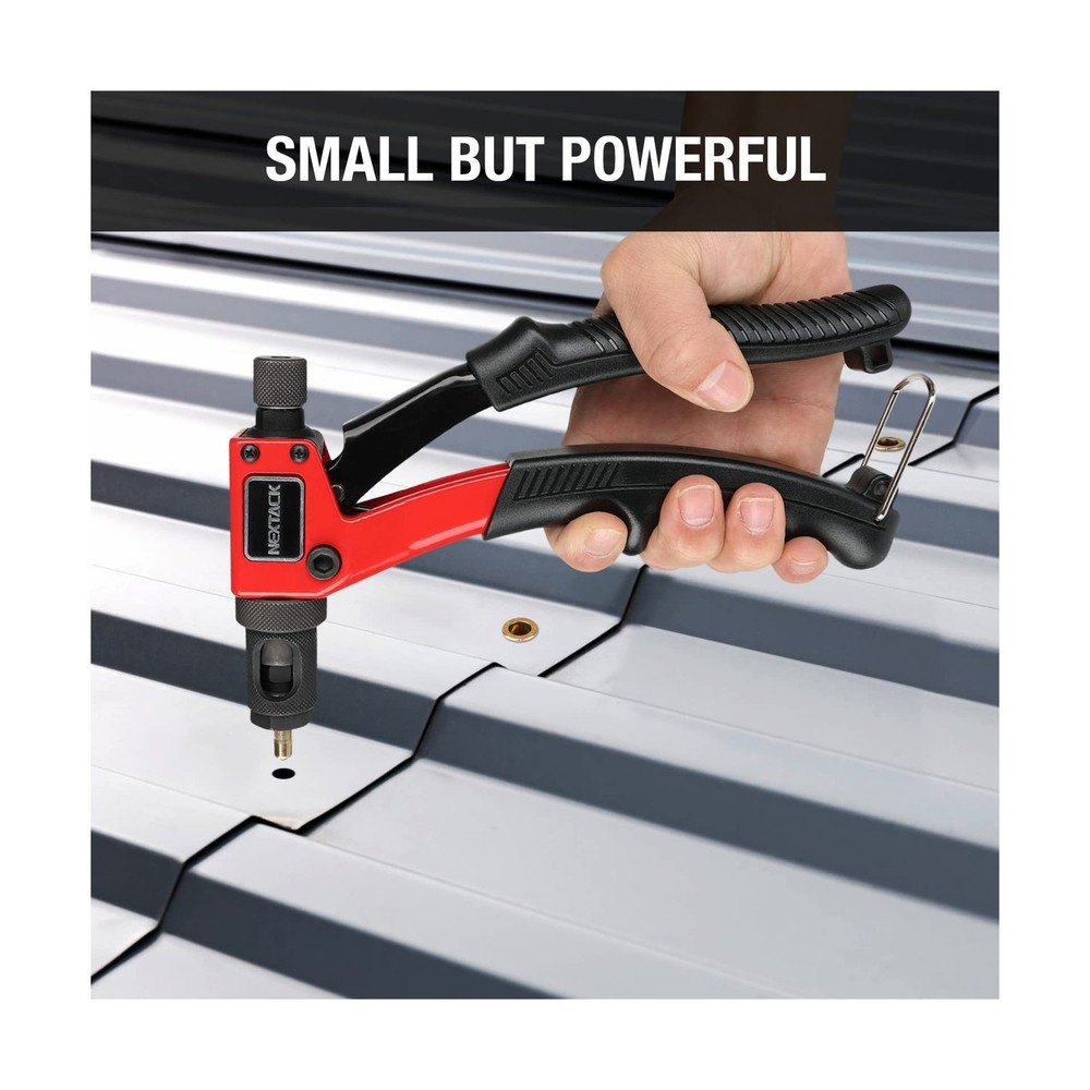 NEXTACK Rivet Nut Tool Kit with a Step Drill Bit & 80 Nutserts for Tight Spac...