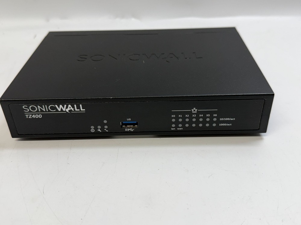 SonicWall TZ400 Firewall Security Appliance w/Power Adapter